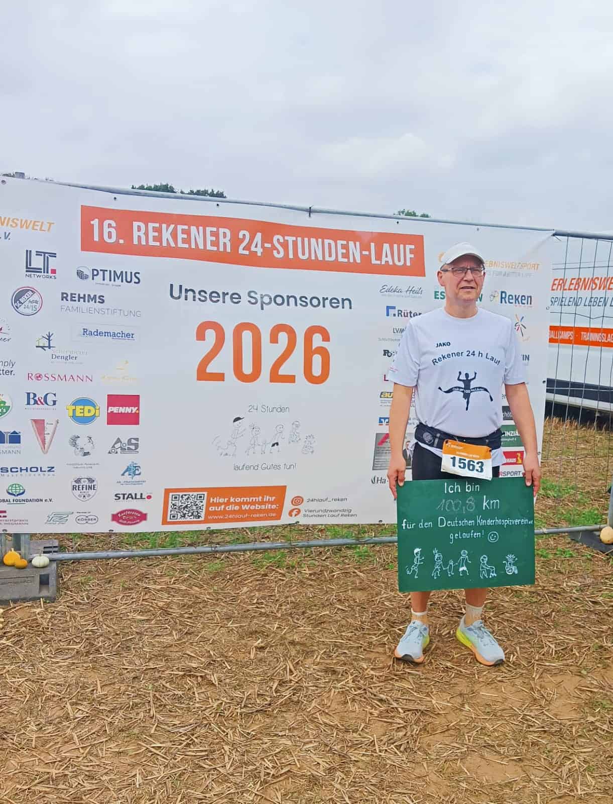 Paul Ehm beim 24-Stunden-Lauf